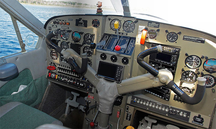 Beaver Floatplane Instrument Panel
